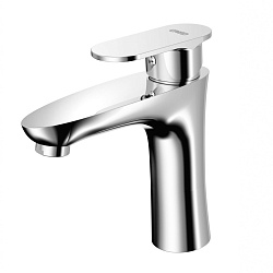 Cмеситель для раковины монолитный, хром, S0206C