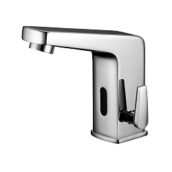 PROJECT Смеситель для раковины бесконтактный (сенсорный) с возможностью ручной регулировки темп.воды