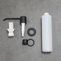 "EXPERT" LM8201 дозатор для моющих средств,врезной, цвет: антрацит