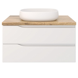 Столешница из массива NORDIC 1000*520*40 /ясень /с отв. под раковину/