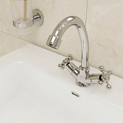 Смеситель для умывальника, Duplex, Milardo, DUPSB00M01