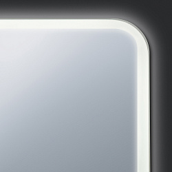 Зеркало/LED-подсветка/антизапотевание/2 кнопки/Bluetooth динамики (100см*70см)Amazon Music/AQUA DE