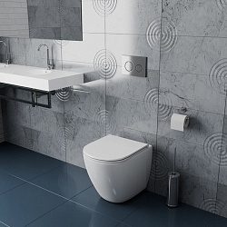 Corpa Nera Bosso/Боссо унитаз приставной безободковый, быстросъемное сиденье с микролифтом, белый