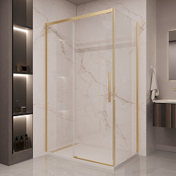 Душевой уголок Stella VSR-1ST9016CLG, 1600*900, брашированное золото, стекло прозрачное, , шт