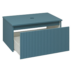 Тумба подвесная Monaco/70см/1 ящ/аквамарин/AQUA DE MARCO