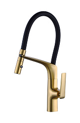 Смеситель для кухни Vincea VKF-115BG, брашированное золото, , шт
