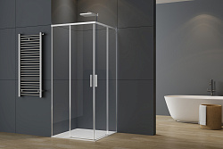 Душевой уголок Soft 2 VSS-3SO2800CL, 800*800, хром, стекло прозрачное , , шт
