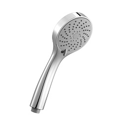 Лейка для душа, 3 режима, Ø9,2х25см, пластик/хром, блистер