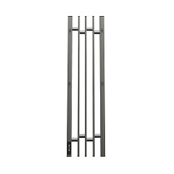 Полотенцесушитель электрический Point Фрея PN20738GB П2 180x800 диммер слева, графит блеск