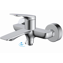 Смеситель для ванны, латунь, хром HB60816