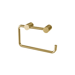 Держатель для туалетной бумаги без крышки, сплав металлов, Petite, матовое золото, IDDIS, PETG000i43