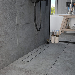 Corpa Nera Salieri/Сальери душевой трап 60 см под плитку с гидрозатвором