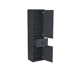 Пенал подвесной, 40 см, темно-серый, Torr, IDDIS, TOR40D0i97