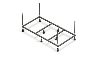 Вывод Рама д/ванны: Santana 140 NEW метал. в комплекте со сборочным пакетом, Сорт1