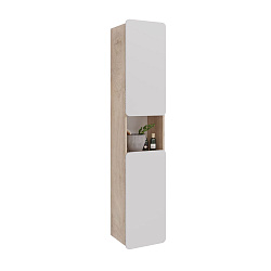 Пенал Lemark OLIVIA 35 см подвесной/напольный, 2-х дверный, открывание лев/прав, цвет корпуса: Дуб к