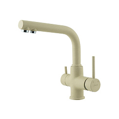 "COMFORT" LM3061 смеситель для кухни с подключением к фильтру питьевой воды, цвет: бежевый