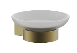 Мыльница, брашированное золото B91302