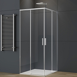 Душевой уголок Soft 2 VSS-3SO2800CL, 800*800, хром, стекло прозрачное , , шт