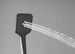 Душевая стойка Cube VSFS-1C1GM с изливом, вороненая сталь, , шт