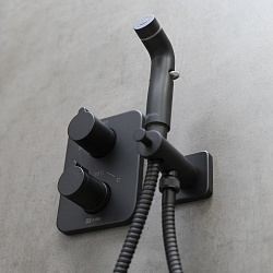 BRONX Встраиваемый смеситель для раковины, с донным клапаном клик-клак,латунь/белый матовый,LM3726MW