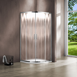 Душевой уголок Garda VSQ-1G800CH, 800*800, хром, стекло шиншилла , , шт