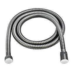 Шланг душевой 2,0 м, без перекручивания (Turn-Free), нерж. сталь/графит, блистер