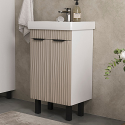 Тумба напольная Lotty 50.2D латте (Тигода 50)