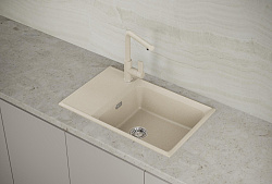 Мойка кухонная Point Этна 78 светло-бежевый