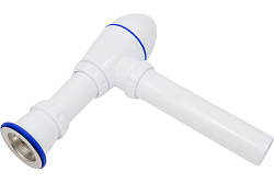 A210 CИФОН ДЛЯ ТЮЛЬПАНА, УМЫВАЛЬНИКА С ПРИКРУЧИВАЮЩИМСЯ ВЫПУСКОМ 1 1/2  И ОТВОДОМ д.40