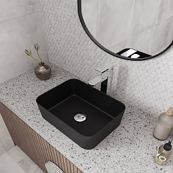 Corpa Nera Grossi/Гросси 40 раковина накладная, черный матовый