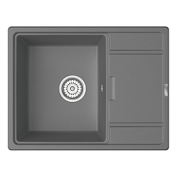 Мойка кухонная Point Стил 65 PN3009AL, серый