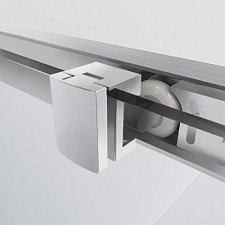 Душевой уголок Garda VSS-1G1012CLBN, 1200*1000, брашированный никель, стекло прозрачное, , шт