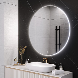 Зеркало/LED-подсветка/круглое (120см)/сенсор.выключатель Milan/AQUA DE MARCO
