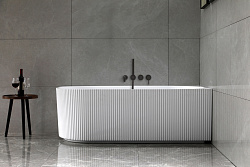 Ванна акриловая Vincea VBT-428-1700R, 1700*800*580, цвет белый, правая, щелевой перелив, , шт