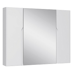 Зеркальный шкаф/белое/глянец(100см)Palermo/AQUA DE MARCO