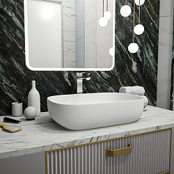 Corpa Nera Viotti/Виотти  60 раковина накладная, artceramic, белый матовый