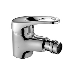 Смеситель для биде, высота излива 4,5 см, длина 9 см, латунь/хром