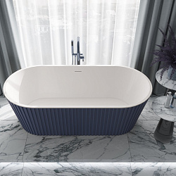 Corpa Nera Bonini/Бонини ванна акриловая отдельностоящая 170х80х58, черный матовый