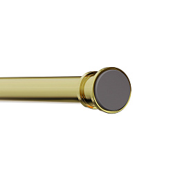 Карниз для ванной комнаты, 110-200 см, золотой матовый, Elegante, IDDIS, RSG0120i14