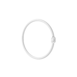 Набор колец для шторы в ванную комнату, металл, белый матовый, IDDIS, RM02WHOi15	