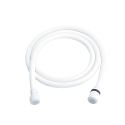 Шланг душевой 1,5 м, без перекручивания (Turn-Free), ПВХ/белый, блистер