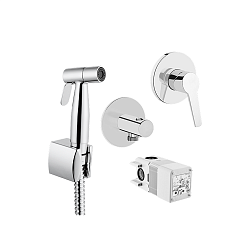 Hygienic Комплект встроенный смеситель с гигиеническим душем на 2 отверстия