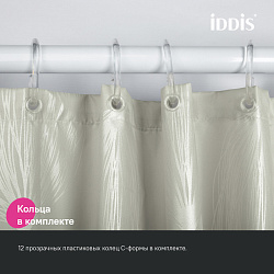 Штора для ванной, 200x180 см, Полиэстер, IDDIS, BD05P18i11