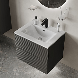 ВЫВОД Умывальник мебельный. Материал: санфарфор.  Ширина: 60 см. С отверстием под смеситель.