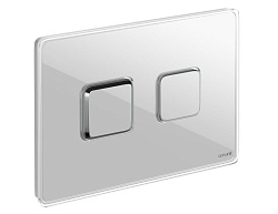 Вывод Кнопка ACCENTO SQUARE для AQUA 50 пневматическая стекло белый