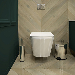 Corpa Nera Grossi/Гросси унитаз подвесной безободковый торнадо, белый