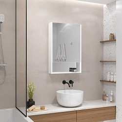 Зеркало-шкаф "Filit LED" 600х800 правый, белый