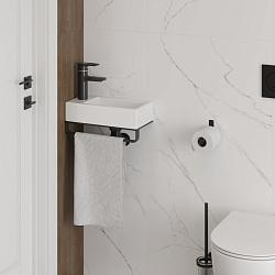 Corpa Nera Longo/Лонго 37 раковина накладная левая, белый