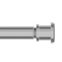 Карниз для ванной комнаты, 110-200 см, хром глянцевый, Elegante, IDDIS, RSC0120i14