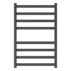 Полотенцесушитель электрический Point Меркурий PN83858B П8 500x800, диммер справа, черный